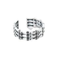 Sterling Silver Jewelry Finger Ring, 925 sterline d'argento, gioielli di moda & per la donna, assenza di nichel,piombo&cadmio, 17mm, Venduto da PC