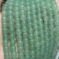 Aventurine χάντρες, Πράσινη Aventurine, Drum, γυαλισμένο, DIY, πράσινος, 8x8mm, Sold Per Περίπου 38 cm Strand