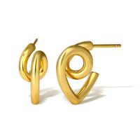 Prás Graí Earring, óir fíor plated, do bhean, órga, Díolta De réir Péire