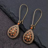 Zinc Alloy Drop Earrings fashion jewelry & Bohemian style nickel lead & cadmium free Sold By Pair