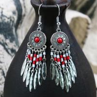 Boucles d'oreilles en alliage de zinc, bijoux de mode & pour femme, protéger l'environnement, sans nickel, plomb et cadmium, Vendu par paire