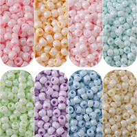 Solid Color Glass Seed Beads plated DIY 4mm Sold By Bag