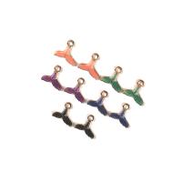 Zinc Alloy émail Pendants, alliage de zinc, Placage de couleur d'or, DIY, plus de couleurs à choisir, 15x19mm, Environ 100PC/sac, Vendu par sac