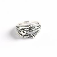 Sterling Silver Nakit Finger Ring, 925 Sterling Silver, modni nakit & za žene, nikal, olovo i kadmij besplatno, Veličina:7, Prodano By PC