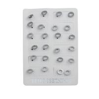 Stainless Steel Stud Earrings 316 Stainless Steel fashion jewelry & for woman original color Sold By Lot