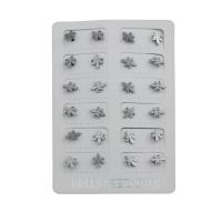 Stainless Steel Stud Earrings 316 Stainless Steel fashion jewelry & for woman original color Sold By Lot