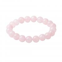 Bracelets quartz, quartz rose, Rond, bijoux de mode & unisexe & normes différentes pour le choix, rose, Longueur Environ 18 cm, Vendu par PC