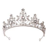 Tiaras, liga de zinco, joias de moda & para mulher & com strass, Mais cores pare escolha, níquel, chumbo e cádmio livre, Diametro interno:Aprox 145mm, vendido por PC