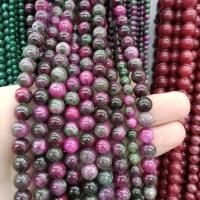 Perles agates, Tourmaline Couleur Agate, Rond, DIY & normes différentes pour le choix, plus de couleurs à choisir, Vendu par brin