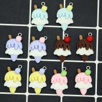 Hars hanger, Ice Cream, epoxy sticker, DIY, meer kleuren voor de keuze, Ca 100pC's/Bag, Verkocht door Bag