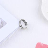 Sterling Silver smycken finger ring, 925 sterling silver, mode smycken & för kvinna, nickel, bly och kadmium gratis, Storlek:7, Säljs av PC