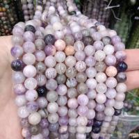 Gemstone Smycken Pärlor, Kunzite, Rund, DIY & olika storlek för val, purpur, Säljs av Strand