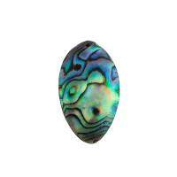 Natural Abalone Shell Riipukset, muoti korut & naiselle, 37x19x3mm, Reikä:N. 1mm, Myymät PC