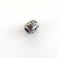 Stainless Steel Spacer Kralen, 304 roestvrij staal, Kolom, DIY & zwart maken, oorspronkelijke kleur, 11.50x11x6mm, Gat:Ca 6mm, Verkocht door PC