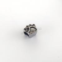 ステンレススチールスペーサービーズ, 304ステンレススチール, 爪, DIY & 黒くする, オリジナルカラー, 11x9x8mm, 穴:約 5mm, 売り手 パソコン