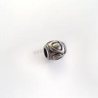 Stainless Steel Spacer Beads 304 Stainless Steel Drum DIY & blacken original color Approx 5mm Sold By PC