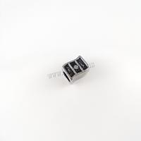 Stainless Steel Spacer Kralen, 304 roestvrij staal, DIY & zwart maken, oorspronkelijke kleur, 9x7mm, Gat:Ca 5mm, Verkocht door PC