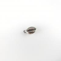 Wisiorki ze stali nierdzewnej, Stal nierdzewna 304, Muszla, DIY, oryginalny kolor, 12x7x4mm, sprzedane przez PC