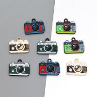 Zinc Alloy Enamel Pendants Camera stoving varnish DIY nickel lead & cadmium free Approx Sold By Bag