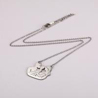 Stainless Steel Jewelry Necklace 304 Stainless Steel with 1.6mm extender chain plated fashion jewelry & Unisex nickel lead & cadmium free Length Approx 520 mm Sold By PC