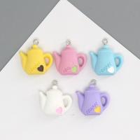 Resina-Pendant, resina, Tazza da tè, adesivo epossidico, DIY, nessuno, Appross. 100PC/borsa, Venduto da borsa