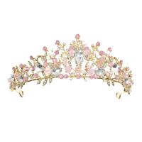 Diadema, lega in zinco, placcato, gioielli di moda & per la donna & con strass, nessuno, assenza di nichel,piombo&cadmio, Diametro interno:Appross. 145mm, Venduto da PC