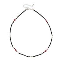 Seed verre collier de perles, Seedbead, avec 5cm chaînes de rallonge, Style bohème & pour femme, plus de couleurs à choisir, Longueur Environ 45 cm, Vendu par PC