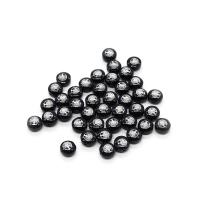 Perles de coquillage noire, coquille noire, Plat rond, DIY & modèles différents pour le choix, noire, 6mm, 20PC/sac, Vendu par sac