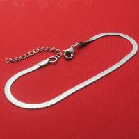 Pulseira de aço titânio, Partículas de aço, Ajustável & joias de moda & tamanho diferente para a escolha & para mulher, níquel, chumbo e cádmio livre, vendido por PC