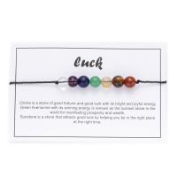 Pulseras de piedras preciosas, Piedra natural, con Cordón de cera & Labradorita & amatista, Joyería & diferentes materiales para la opción & para mujer, libre de níquel, plomo & cadmio, Vendido por UD