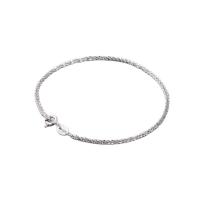 argent sterling 925 bracelet, Plaqué de platine, Style coréen & pour femme, Longueur Environ 7 pouce, Vendu par PC