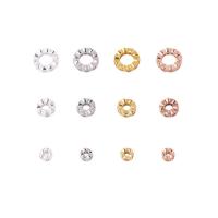 Guarnizione, 925 argento sterlina, placcato, DIY & formato differente per scelta & Micro spianare cubic zirconia, nessuno, Venduto da PC