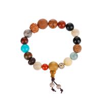 Osamnaest Bodhi Narukvica, s Multi - gemstone, uglađen, različitih stilova za izbor & za žene, Dužina Približno 6.3 inčni, Prodano By PC