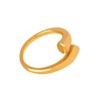 Titanium Steel Finger Ring Vacuum Ion Plating fashion jewelry & for woman US Ring Sold By PC