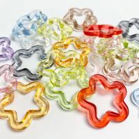 Acrylic Pendants Star DIY 31mm Sold By PC