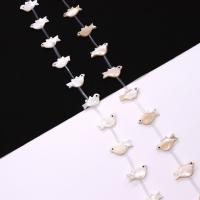 Witte Lip Shell Beads, White Lip Shell, Duif, DIY, wit, 12x20mm, Verkocht door PC