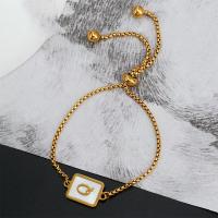 Pulseira de aço titânio, Partículas de aço, Ajustável & joias de moda & para mulher, níquel, chumbo e cádmio livre, vendido por PC