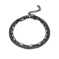 Rustfrit stål smykker Armbånd, 316 Stainless Steel, mode smykker, flere farver til valg, nikkel, bly & cadmium fri, 10x180mm,45mm, Solgt af PC