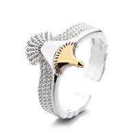 Cúbicos Circonia Micro Pave anillo de latón, metal, Águila, Joyería & unisexo & micro arcilla de zirconia cúbica, libre de níquel, plomo & cadmio, tamaño:7, Vendido por UD