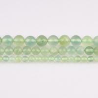 Perline gioielli gemme, prehnite, Cerchio, lucido, DIY & formato differente per scelta, luce verde, Venduto per Appross. 38 cm filo