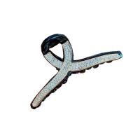 Acryl Haar Claw Clip, met Plastic, verschillende stijlen voor de keuze & voor vrouw & met strass, 45-80mm, Verkocht door PC