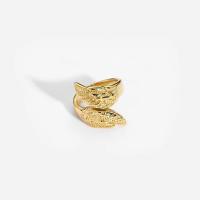 Anillo de dedo de acero inoxidable, acero inoxidable 304, 18K chapado en oro, Joyería & para mujer, dorado, tamaño:7, Vendido por UD