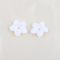 Natural White Shell Perler, Flower, du kan DIY, hvid, 11.50x11.40x2.10mm, Solgt af PC