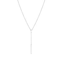 Collane d'argento sterlina, 925 argento sterlina, with 5CM extender chain, placcato, per la donna, argento, Lunghezza Appross. 45 cm, Venduto da PC