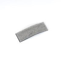 Zinc Alloy Haar Snap Clip, plated, mode sieraden & voor vrouw & met strass, meer kleuren voor de keuze, 80x25mm, Verkocht door PC