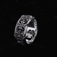 Anillo de dedo de latón, metal, Joyería & para hombre, libre de níquel, plomo & cadmio, tamaño:8, Vendido por UD