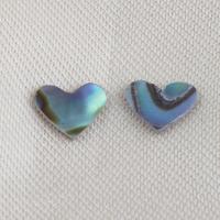 Shell Cabochoner, Abalone Shell, Heart, du kan DIY, 7.10x5.70x0.80mm, Solgt af PC