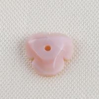 Natural Pink Shell Beads Flower DIY pink Sold By PC