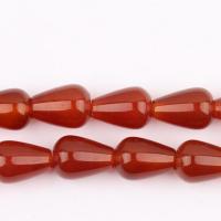 Φυσικά Χάντρες Red Agate, γυαλισμένο, DIY & διαφορετικά στυλ για την επιλογή, κόκκινος, Sold Per Περίπου 38 cm Strand