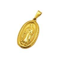 Stainless Steel Pendants 304 Stainless Steel Virgin Mary Vacuum Ion Plating DIY Sold By PC